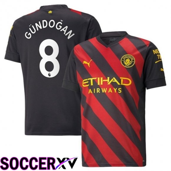 Manchester City（GUNDOGAN 8）Away Jersey 2022/2023