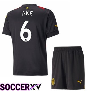 Manchester City（AKE 6）Kids Away Jersey 2022/2023