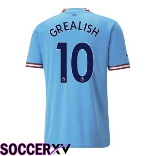 Manchester City（GREALISH 10）Home Jersey 2022/2023