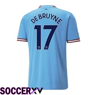 Manchester City（DEBRUYNE 17）Home Jersey 2022/2023