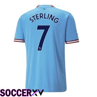 Manchester City（STERLING 7）Home Jersey 2022/2023