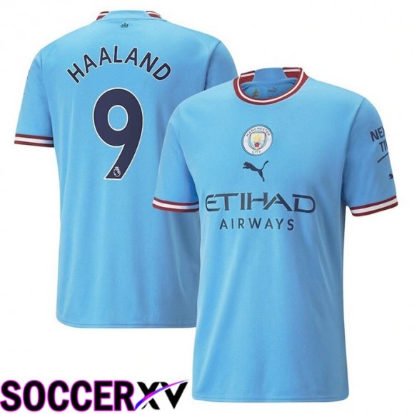 Manchester City（HAALAND 9）Home Jersey 2022/2023