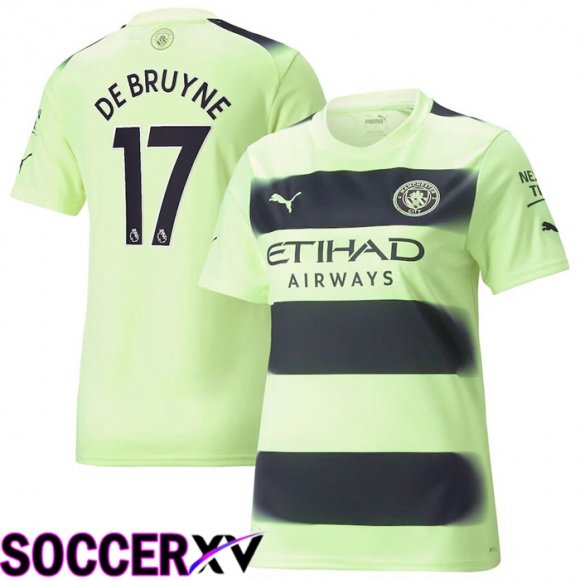 Manchester City（DEBRUYNE 17）Third Jersey 2022/2023