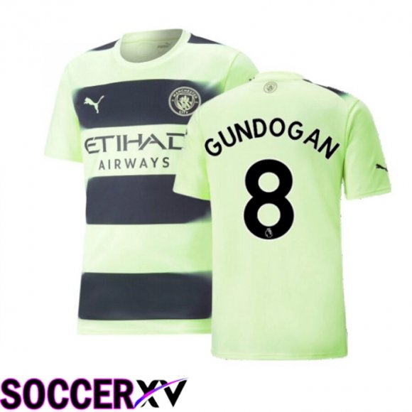 Manchester City（GUNDOGAN 8）Third Jersey 2022/2023