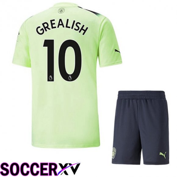 Manchester City（GREALISH 10）Kids Third Jersey 2022/2023