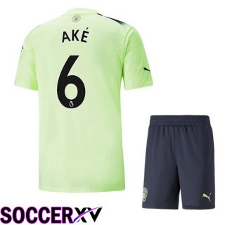 Manchester City（AKE 6）Kids Third Jersey 2022/2023