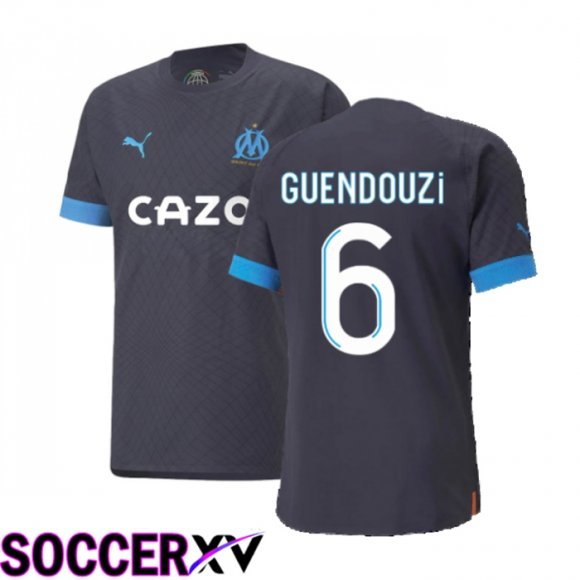 Olympique Marseille (Guendouzi 6) Away Jersey 2022/2023