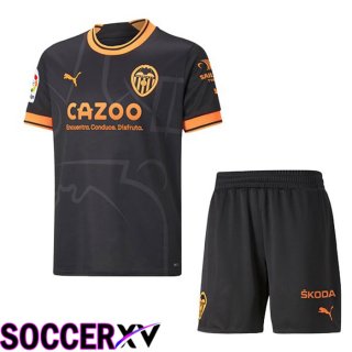 Valencia CF Kids Away Jersey Black 2022/2023