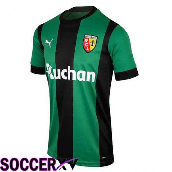 RC Lens Away Jersey Green Black 2022 2023