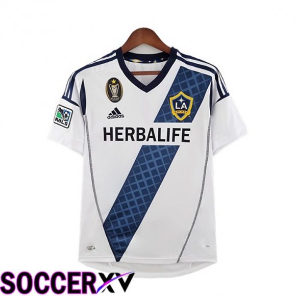 LA Galaxy Retro Home Jersey White 2012