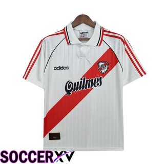 River Plate Retro Home Jersey White Red 1995-1996