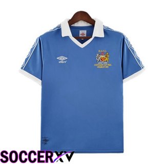 Manchester City Retro Home Jersey Blue 1981-1982