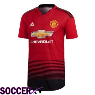 Manchester United Retro Home Jersey Red Black 2018-2019