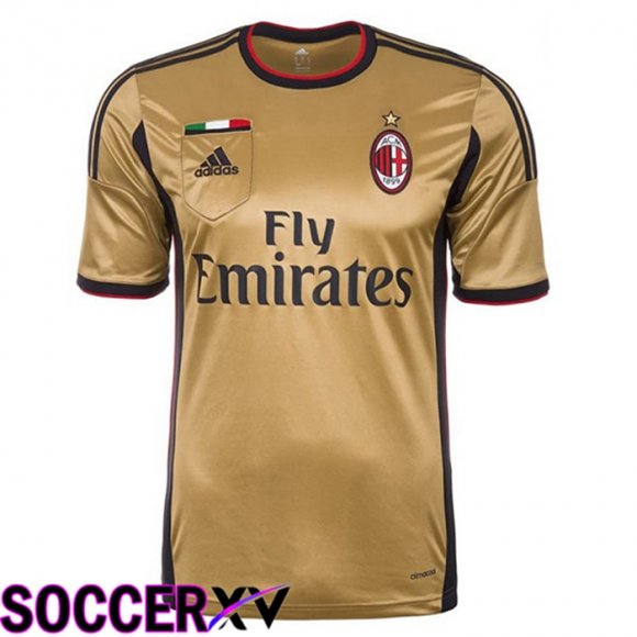 AC Milan Retro Third Jersey Yellow 2013-2014