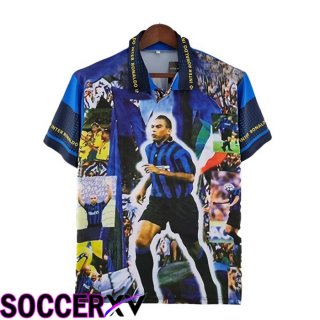 Inter Milan Ronaldo Retro Jersey Blue 1997-1998