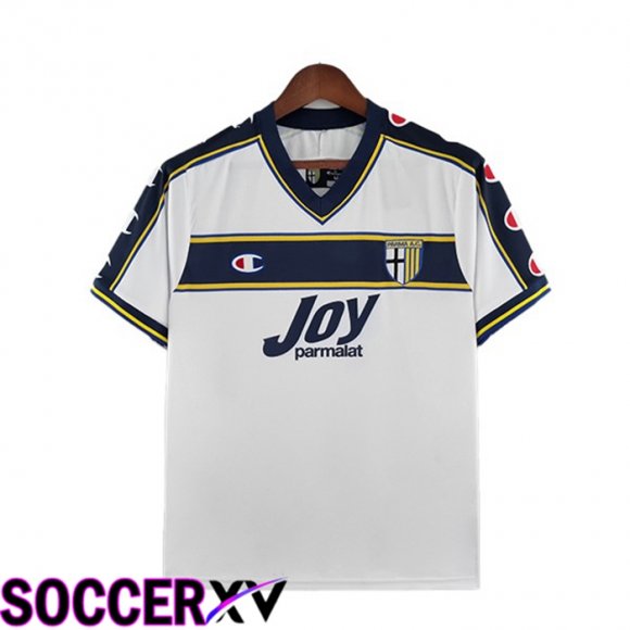 Parma Calcio Retro Away Jersey White 2001-2002