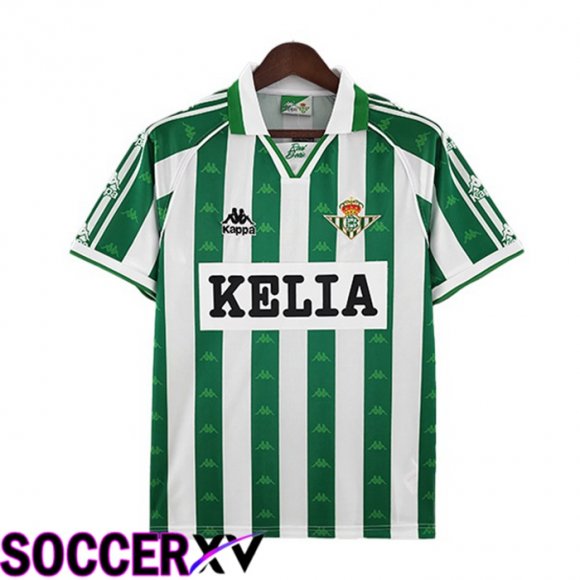 Real Betis Retro Home Jersey Green White 1996-1997