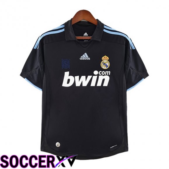 Real Madrid Retro Away Jersey Black 2009-2010