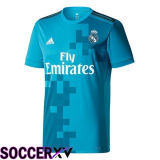 Real Madrid Retro Third Jersey Blue 2017-2018