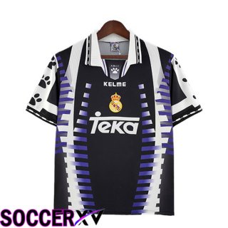 Real Madrid Retro Third Jersey Black 1997-1998