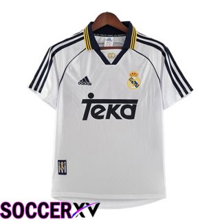 Real Madrid Retro Home Jersey White 2000