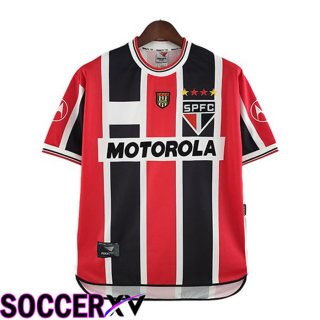 Sao Paulo FC Retro Away Jersey Red 2000