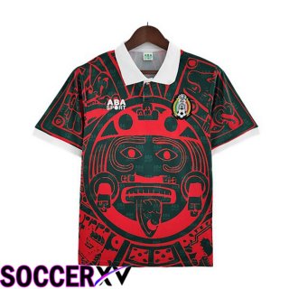 Mexico Retro Jersey Fourth Black Red 1997