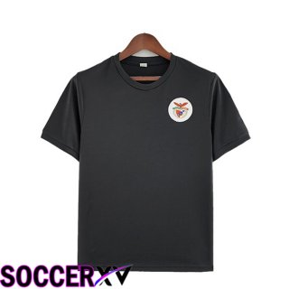 S.L Benfica Retro Away Jersey Black 1973-1974