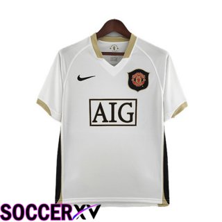 Manchester United Retro Away Jersey White 2006-2007