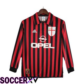 AC Milan Retro Home Jersey Red 1999-2000