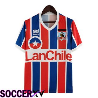 Colo-Colo Retro Away Jersey Blue Red 1986