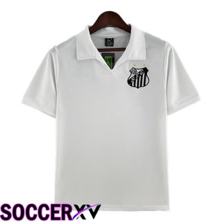 Santos FC Retro Home Jersey White 1970