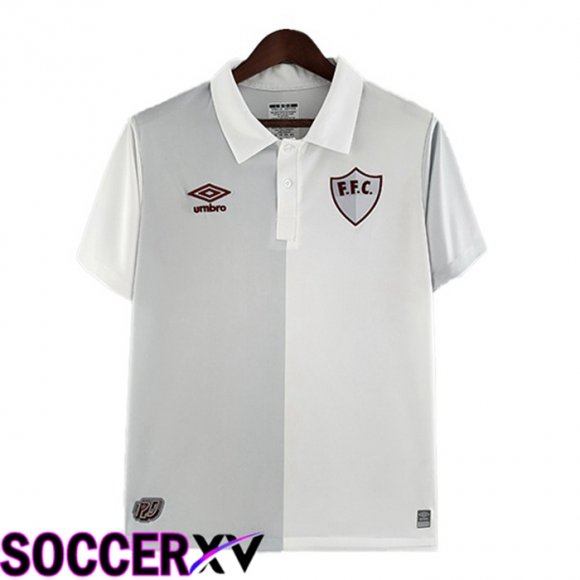 Fluminense Retro Jersey 120th Anniversary Edition White Grey