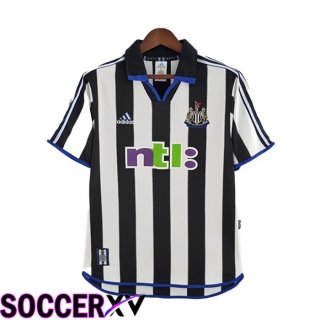 Newcastle United Retro Home Jersey Black White 2000-2001