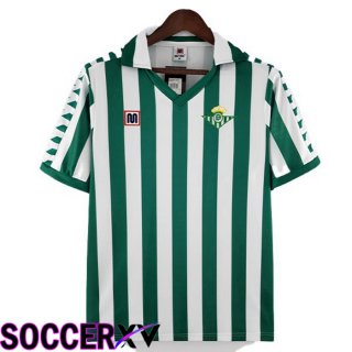 Real Betis Retro Home Jersey Green White 1982-1985