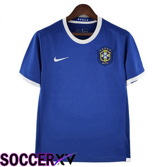 Brazil Retro Away Jersey Blue 2006