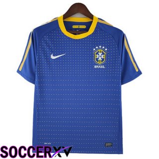 Brazil Retro Away Jersey Blue 2010