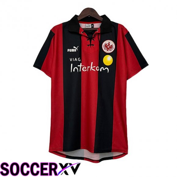 Eintracht Frankfurt Retro Soccer Jersey Home Red 1998-1999