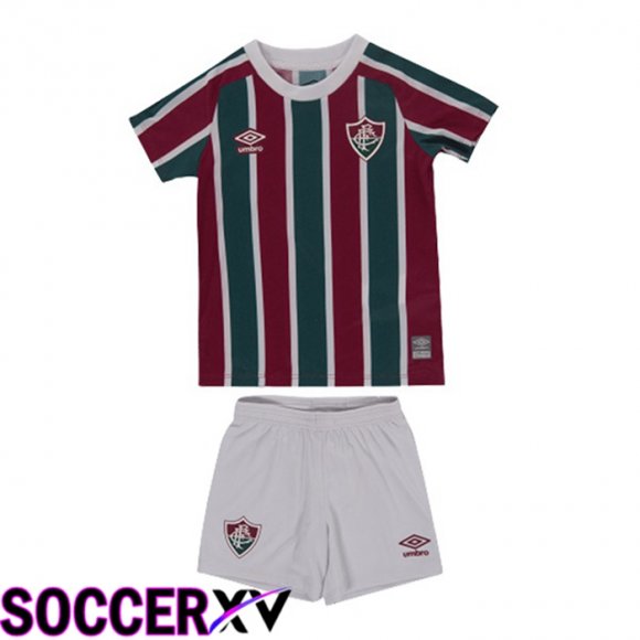 Fluminense Kids Home Jersey Green Red 2022/2023