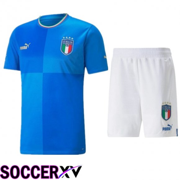 Italy Home Jersey + Shorts World Cup 2022