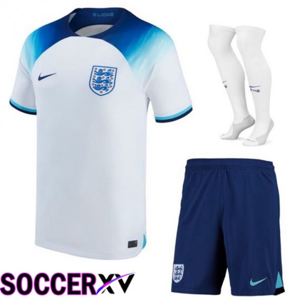 England Home Jersey (Shorts + Sock) World Cup 2022