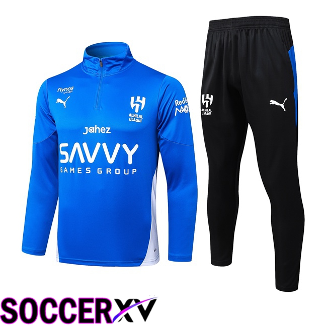 Al-Hilal FC kit Training Tracksuit Blue 2025/2026